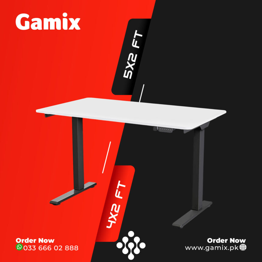 GT6 Height Adjustable Gaming Table – Ergonomic Setup by Gamix